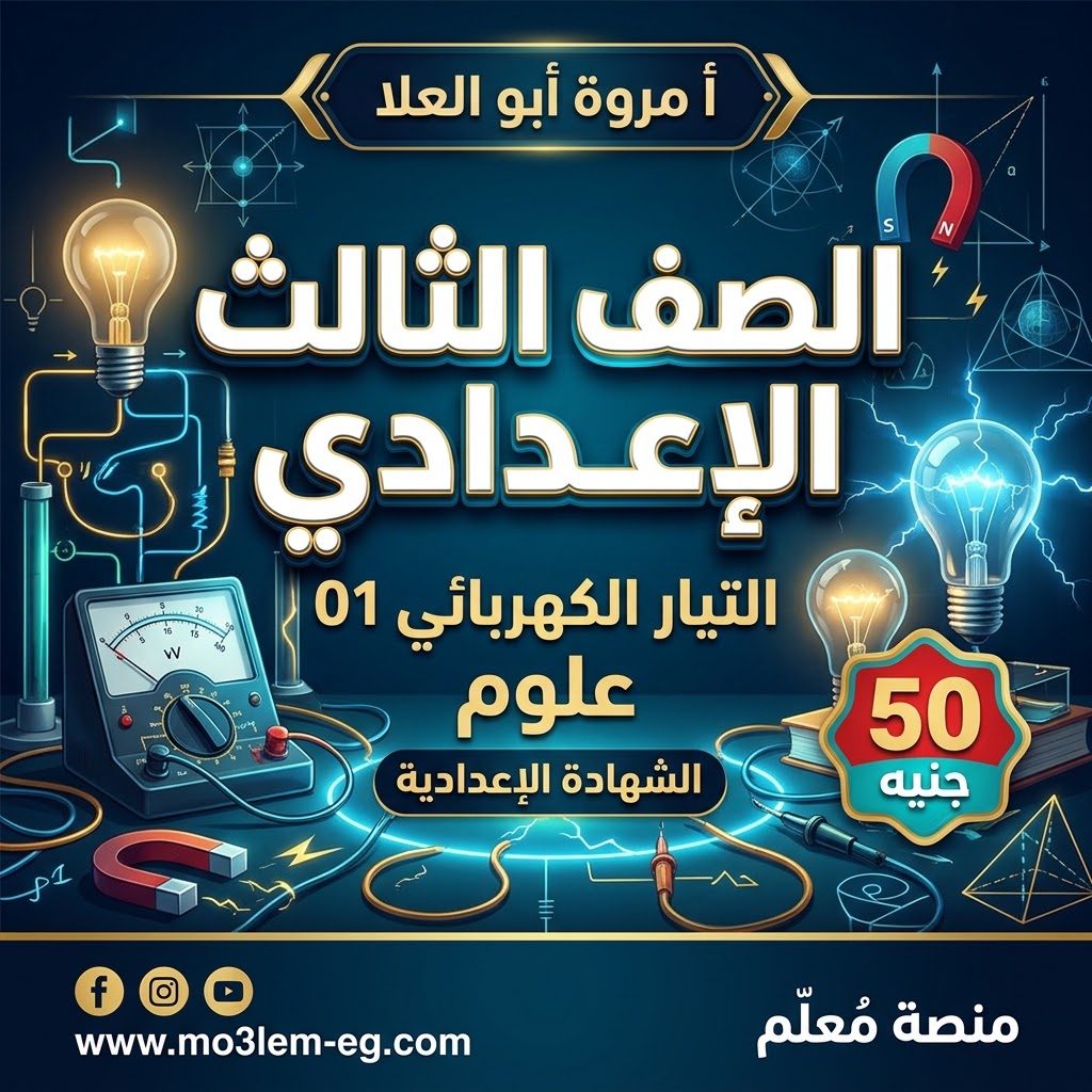 التيار الكهربائي - الجزء 1 - 3 إعدادي