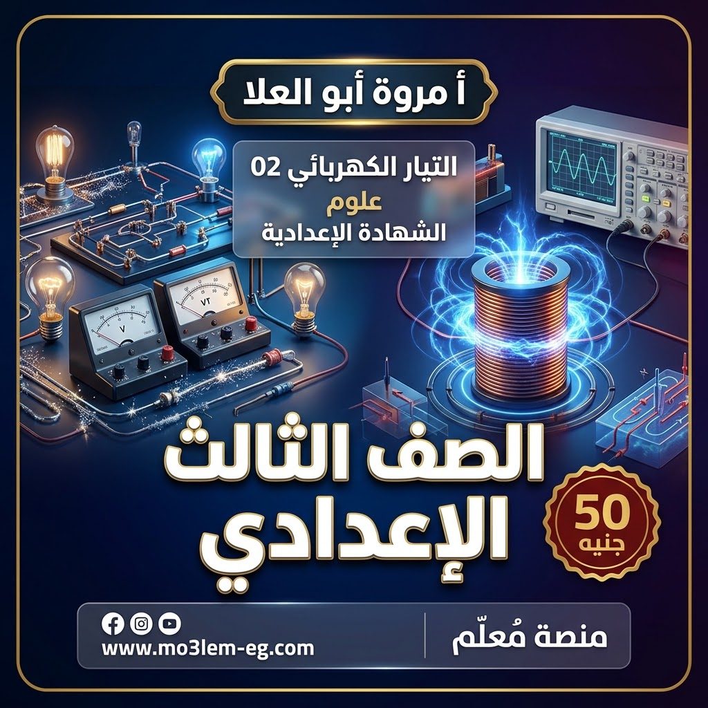 التيار الكهربي الجزء الثاني - 3 إعدادي